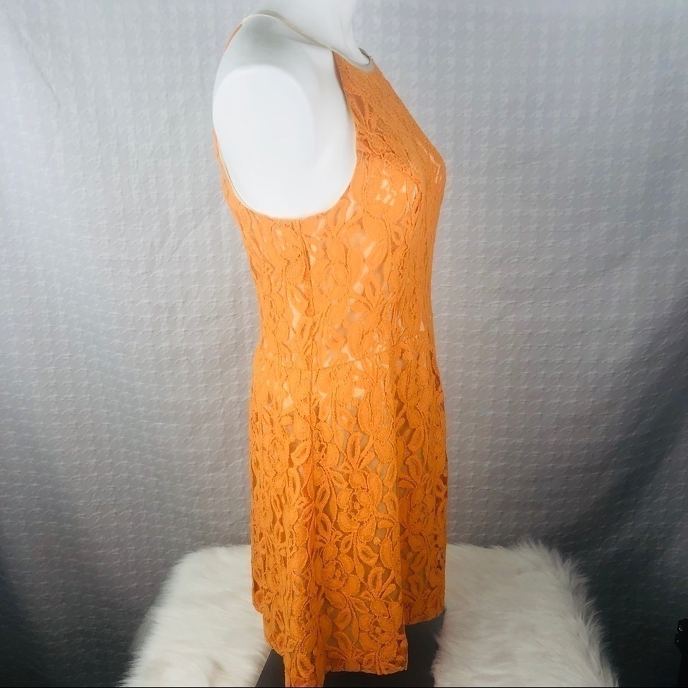 Kensie Halter Dress Layered Lace Mini - Picture 3 of 6